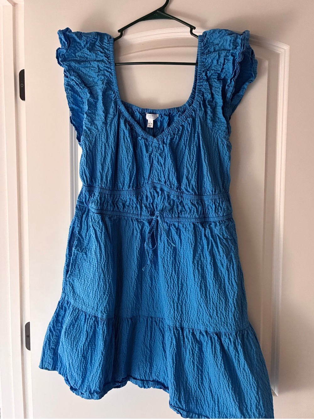Time and Tru Bright Sky Blue dress